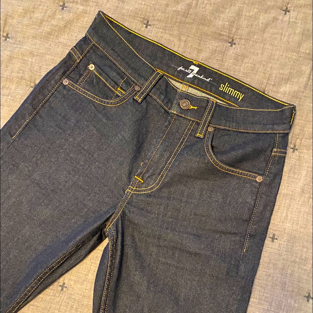 7 for All Mankind. Like new ‘Slimmy’ jeans.